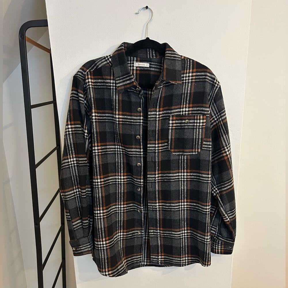 NWOT Plaid Over Shirt